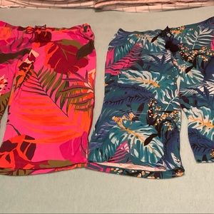 Soma TWO pair Cool Nights Capri Crop pants-Large